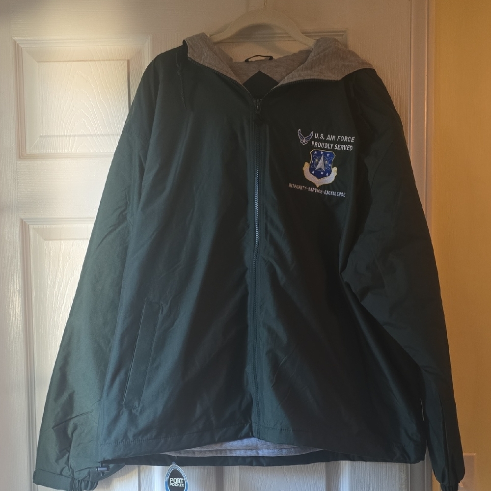 Port Authority Green and Gray Jacket